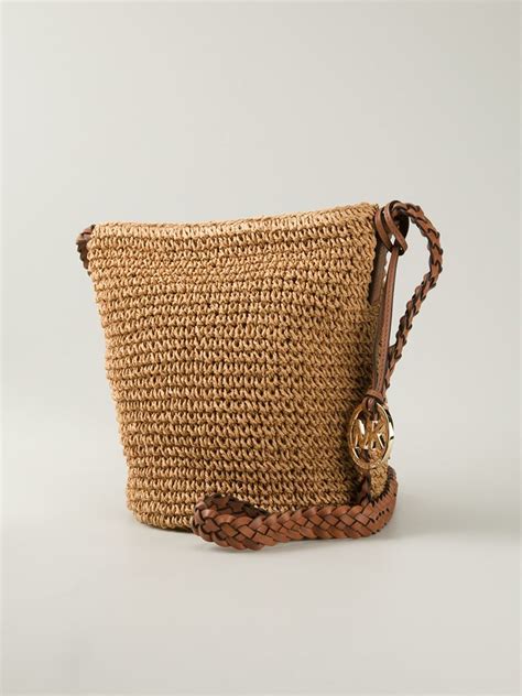 michael kors lola raffia bag|Michael Kors raffia bag.